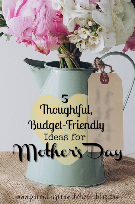 Make mom's day VERY memorable with these thoughtful, budget-friendly ideas for Mother's Day. The best gifts in life are free! Click here to see why.