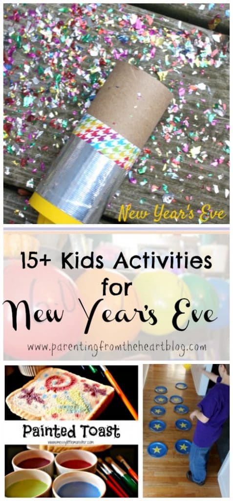 For tired parents who have just shelled out a lot over Christmas, Kwanza, and/or Hanukah, New Years Eve at home is NICE. Include your children by trying any number of these 15+ New Years Kids Activities! These New Years Eve kids activities are simple, rooted in play-based learning, and help promote numeracy, fine-motor skills, understanding the holidays and so much more!!! Crafts, kids crafts,