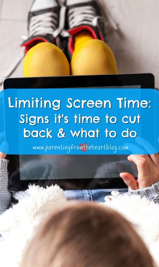 When should you be limiting screen time. What are the signs you and your child are engaging in too much screen time and what can you do about it. What are the consequences of too much screen time in kids? Find screen-free activities, what research says about screen time and more!