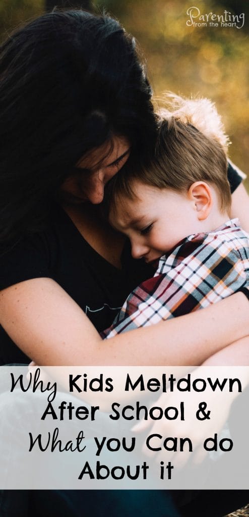 When you pick your child up from school, does your child meltdown? Don't worry. This is totally normal. Find out why self-regulation is so hard for children and simple, powerful strategies to promote calmness. Positive parenting. parenting from the heart