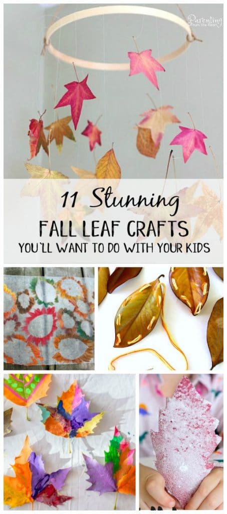 Gorgeous Fall Crafts for kids using leaves #simplekidsactivities #sensoryplay #finemotorskills #kidsactivities #playbasedlearning #fallcraftsforkids
