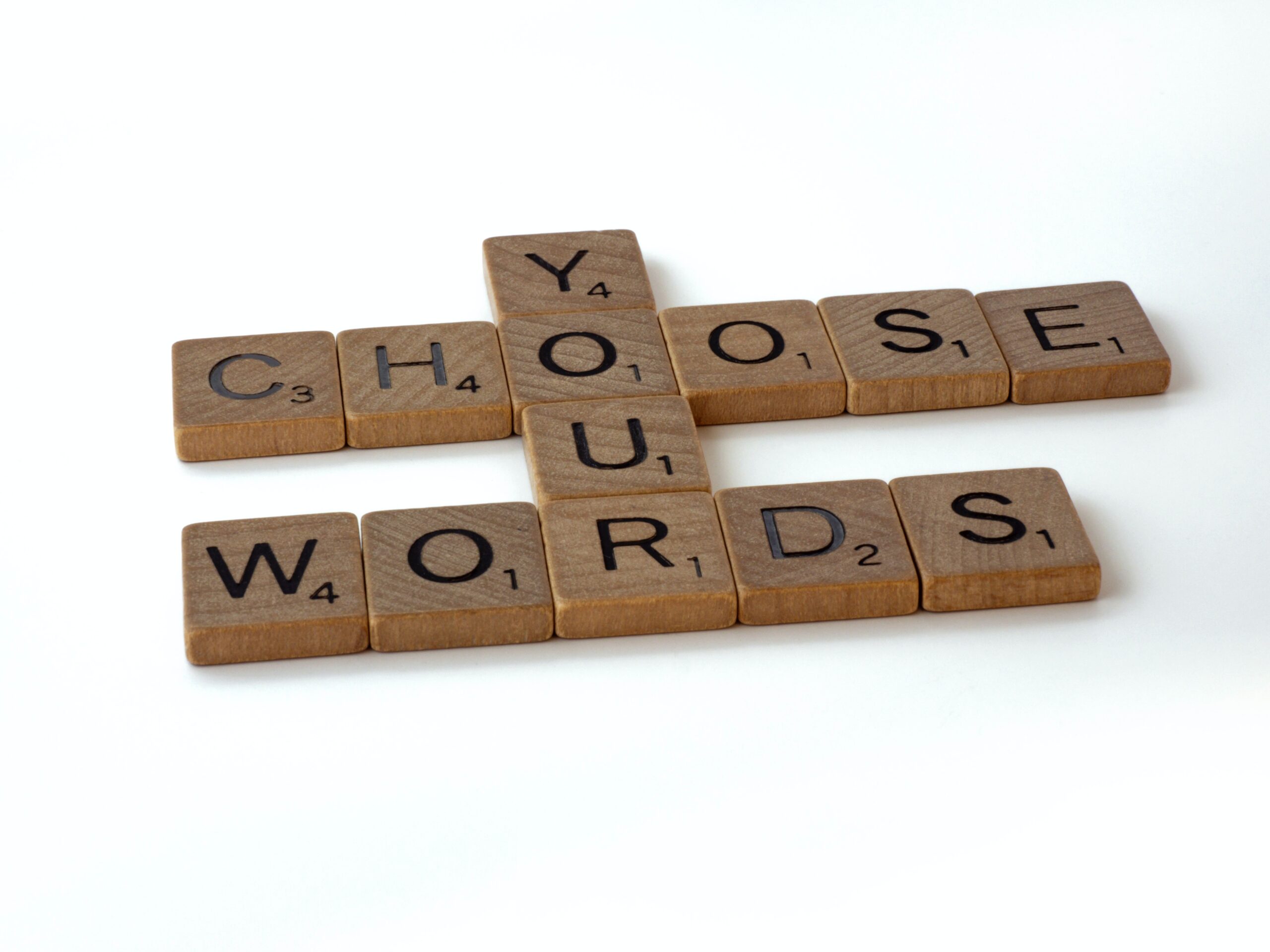 choose your words wisely and use positive language
