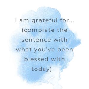 Daily affirmations for kids: gratitude