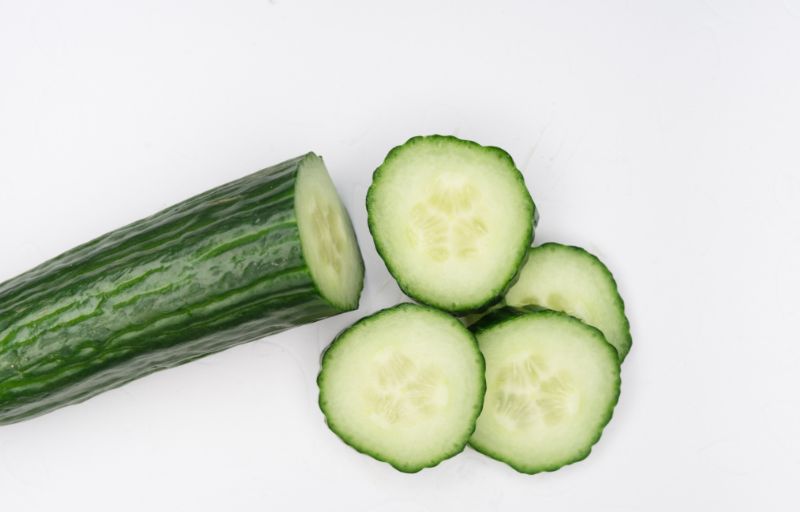 Cucumbers are a great food to eat when feeling nauseous.