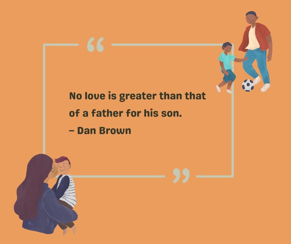 No love is greater than that of a father for his son.