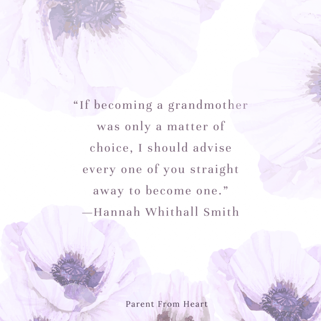 A quote about grandmothers