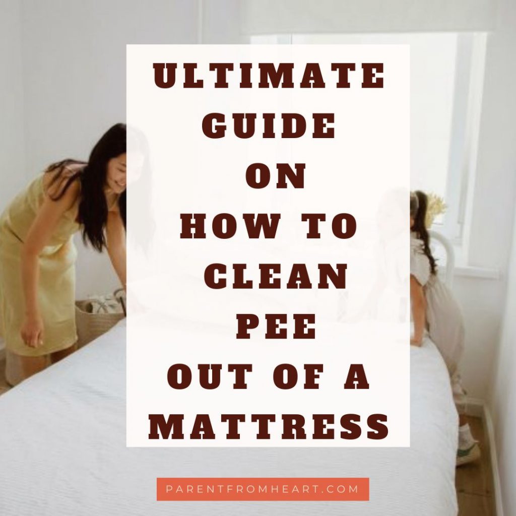 How to clean pee out of a mattress 