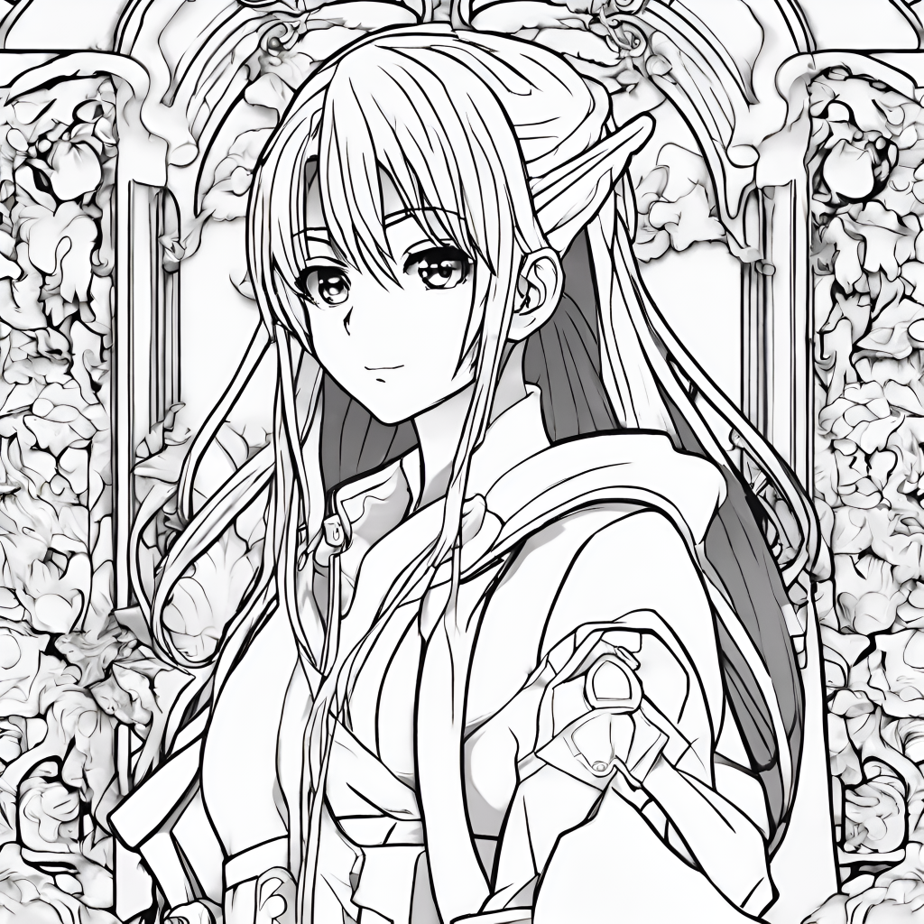 Anime Coloring page 