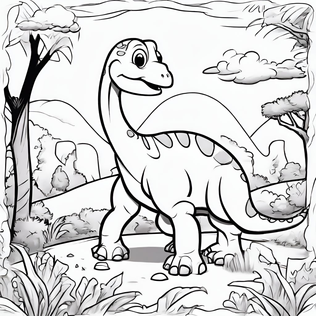 Friendly Brontosaurus