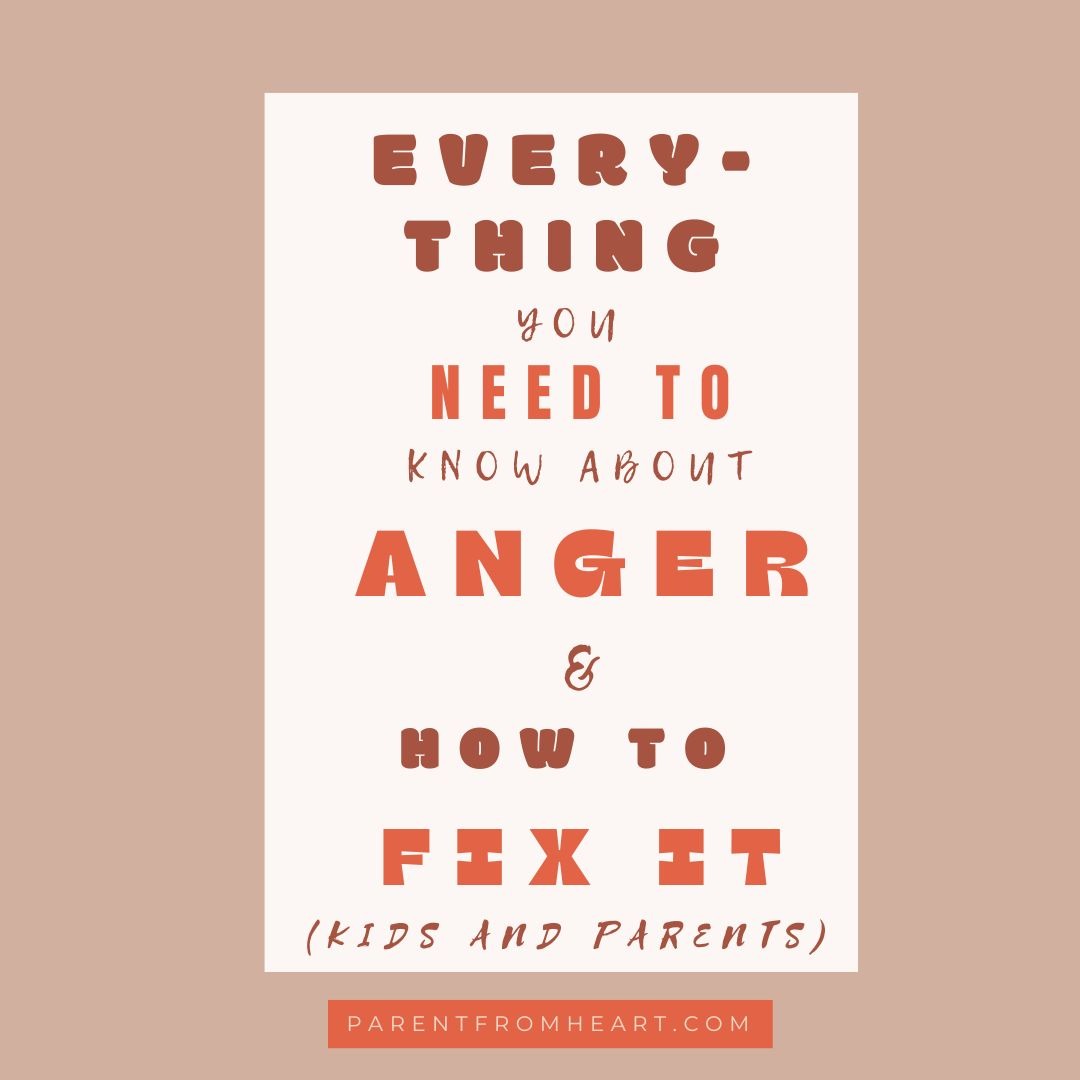 Everything you need to know about anger for kids and parents cover photo. 