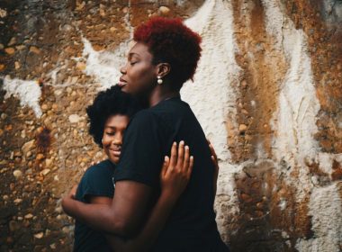 mother and daughter embracing as a form of coregulation