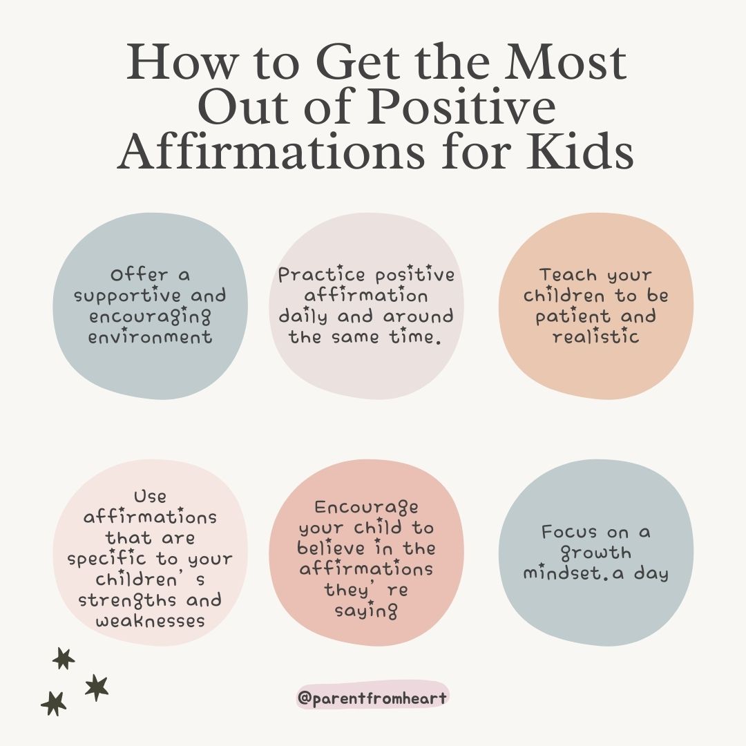 How to use positive affirmations for kids 